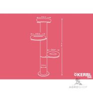 Kiipeilypuu Dolomit Tower Ø 38 cm, korkeus 187 cm, beige