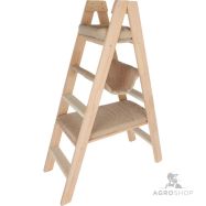 Kiipeilypuu Ladder 97 × 39,5 × 134 cm, beige